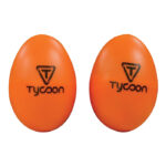 Tycoon TE-O Orange Plastic Egg Shakers