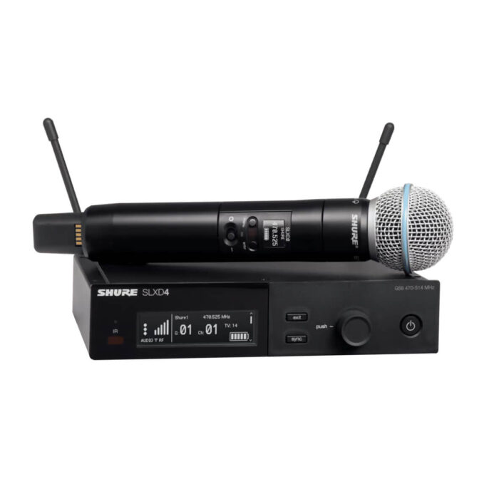 Shure SLXD24/B58 Wireless Microphone System - Image 1