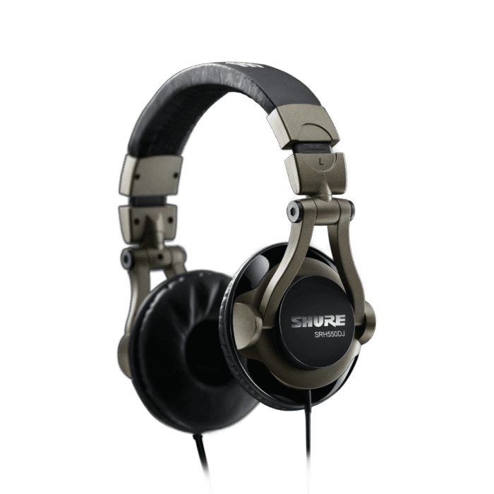 Shure SRH550DJ Professional Quality DJ Headphones - Image 1