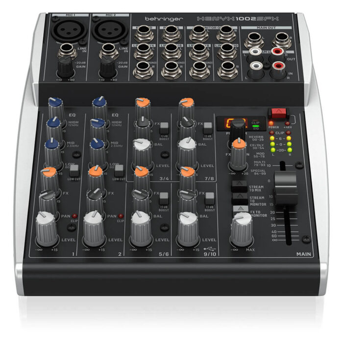 Behringer XENYX 1002SFX Premium Analog 10-Input Mixer with USB - Image 2