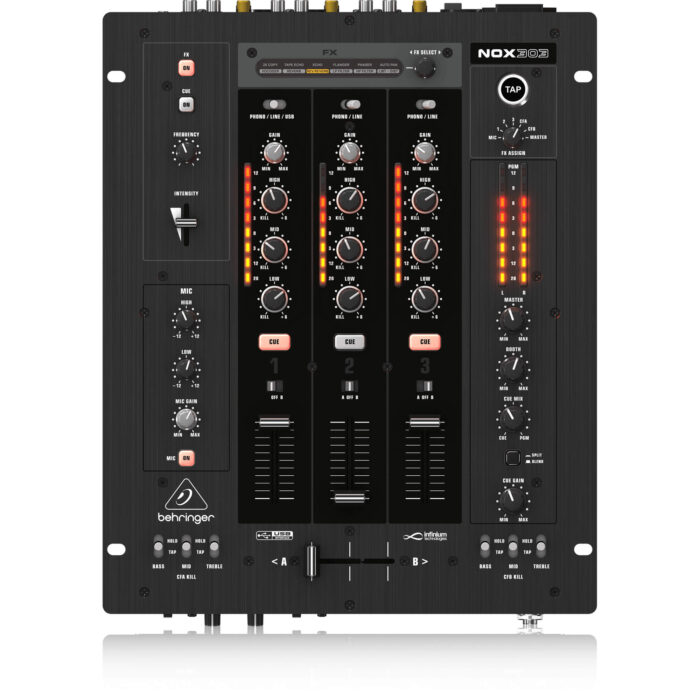 Behringer NOX303 Premium 3-Channel DJ Mixer - Image 1