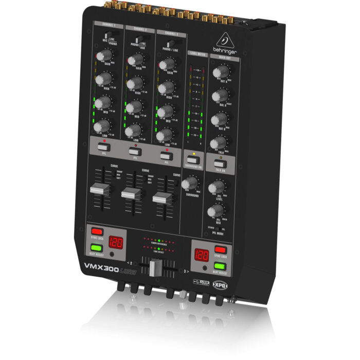 Behringer VMX300USB Professional 3-Channel DJ Mixer - Image 2