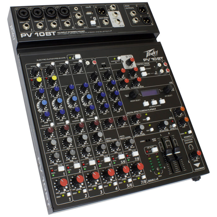 Peavey PV 10 BT 10-Channel Mixer with Bluetooth - Image 4